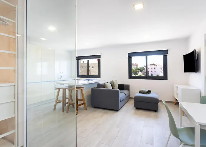 Minimalist La Pecera Апартаменты Адехе